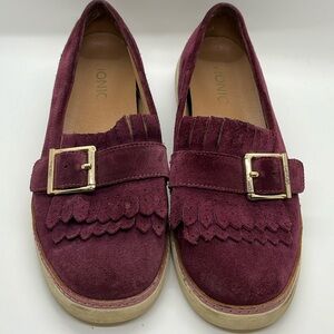 VIONIC Splendid Cambridge Merlot Suede Leather
Loafers Women's Size 7 EU 38